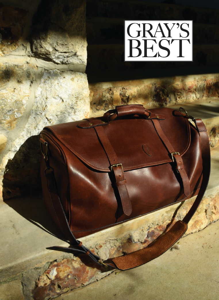 Grays Best Gear 2024: Tom Beckbe Leather Weekender Duffel Bag