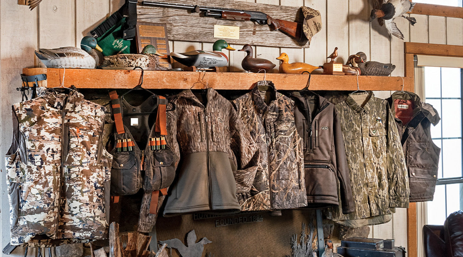 Collection of the best men's sweatshirts, hoodies, and vests for 2024 curated by Ducks Unlimited. 