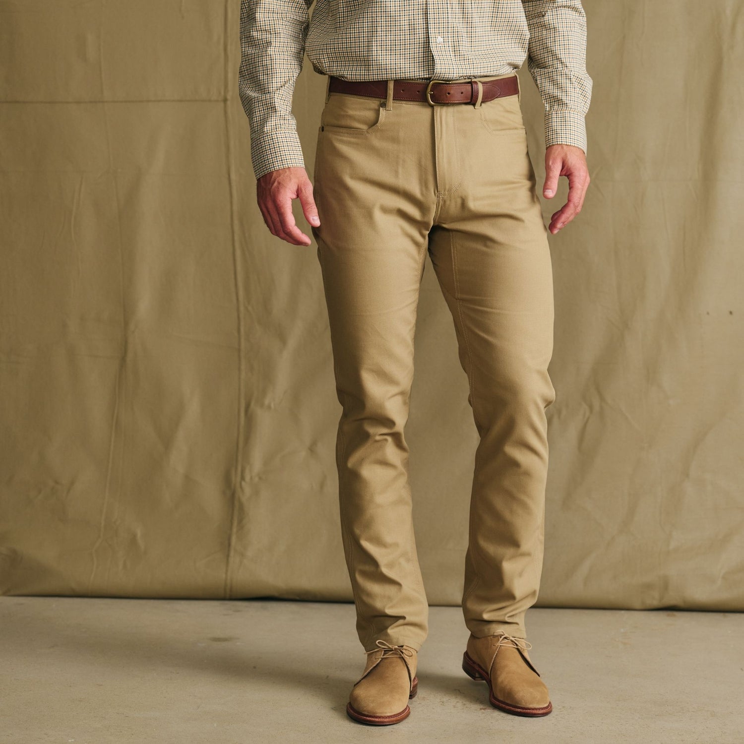 Reid Slim-Straight Leg Cotton Chino Pant