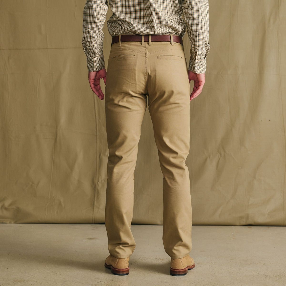Reid Slim-Straight Leg Cotton Chino Pant