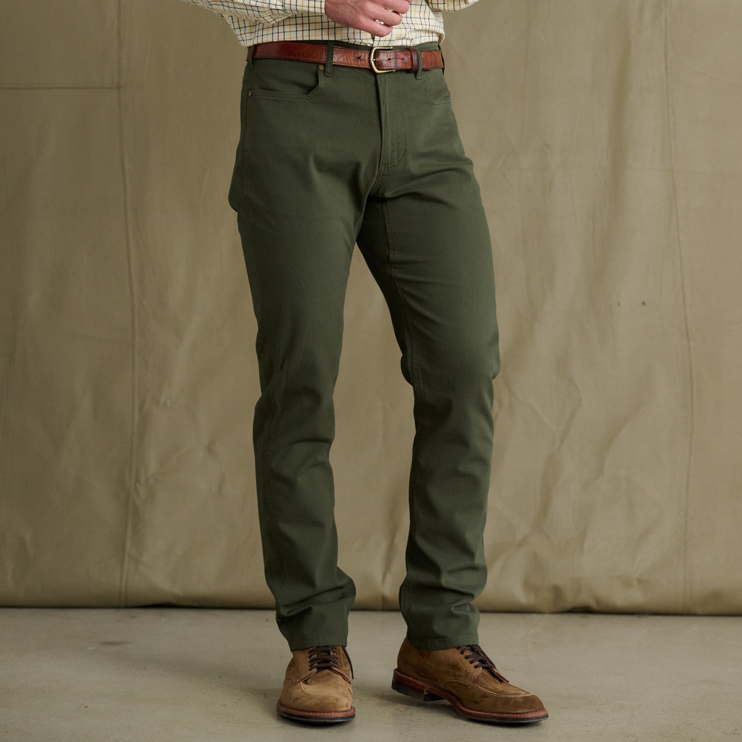 Reid Slim-Straight Leg Cotton Chino Pant