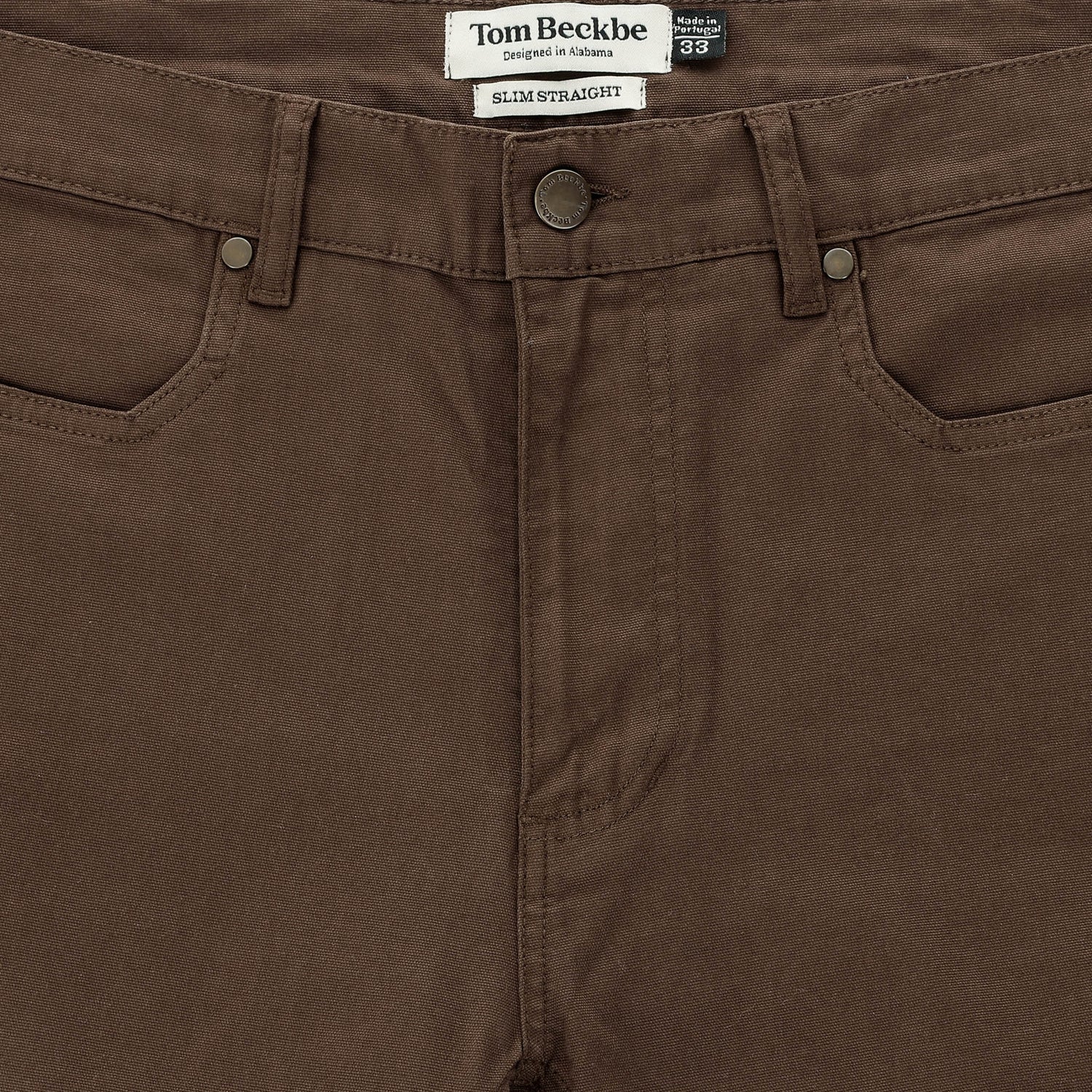 Reid Slim-Straight Leg Cotton Chino Pant
