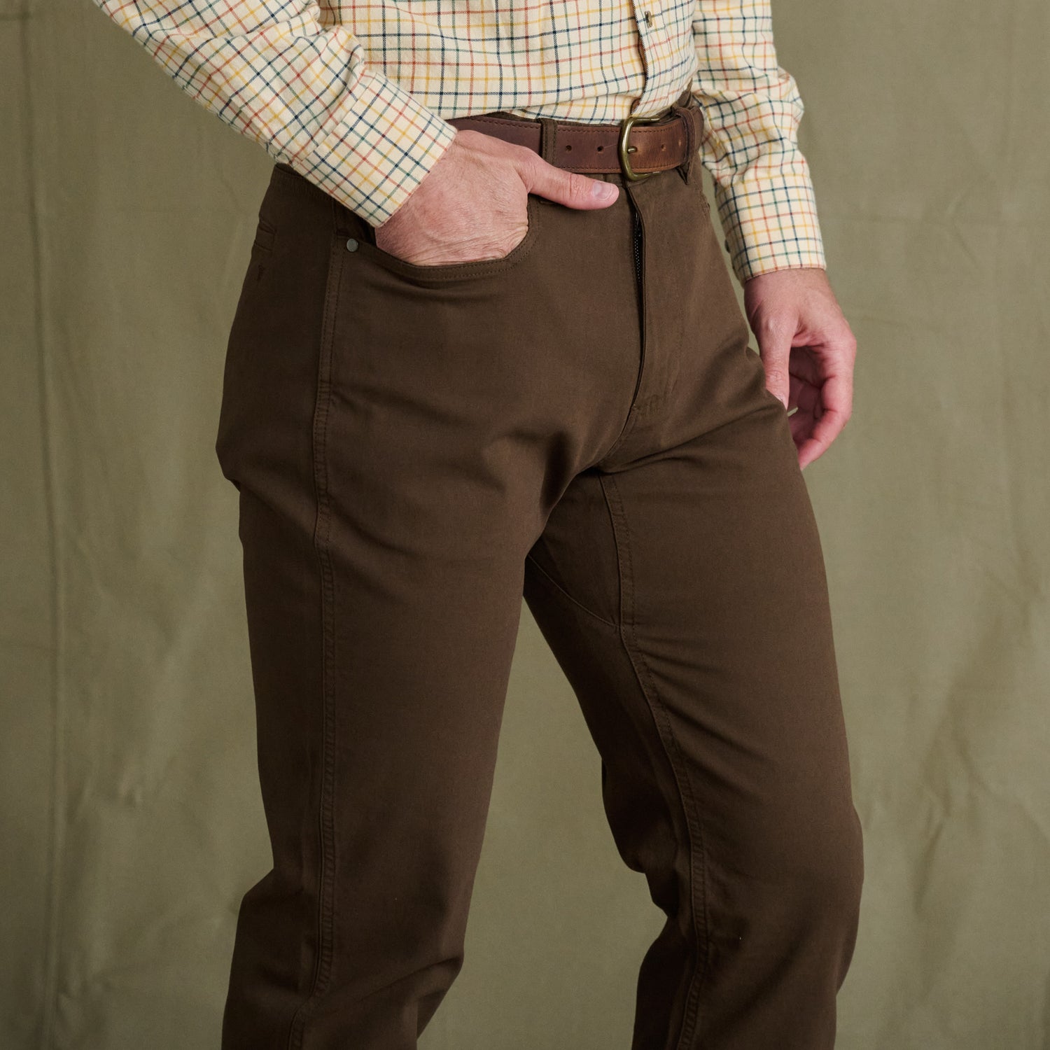 Reid Slim-Straight Leg Cotton Chino Pant