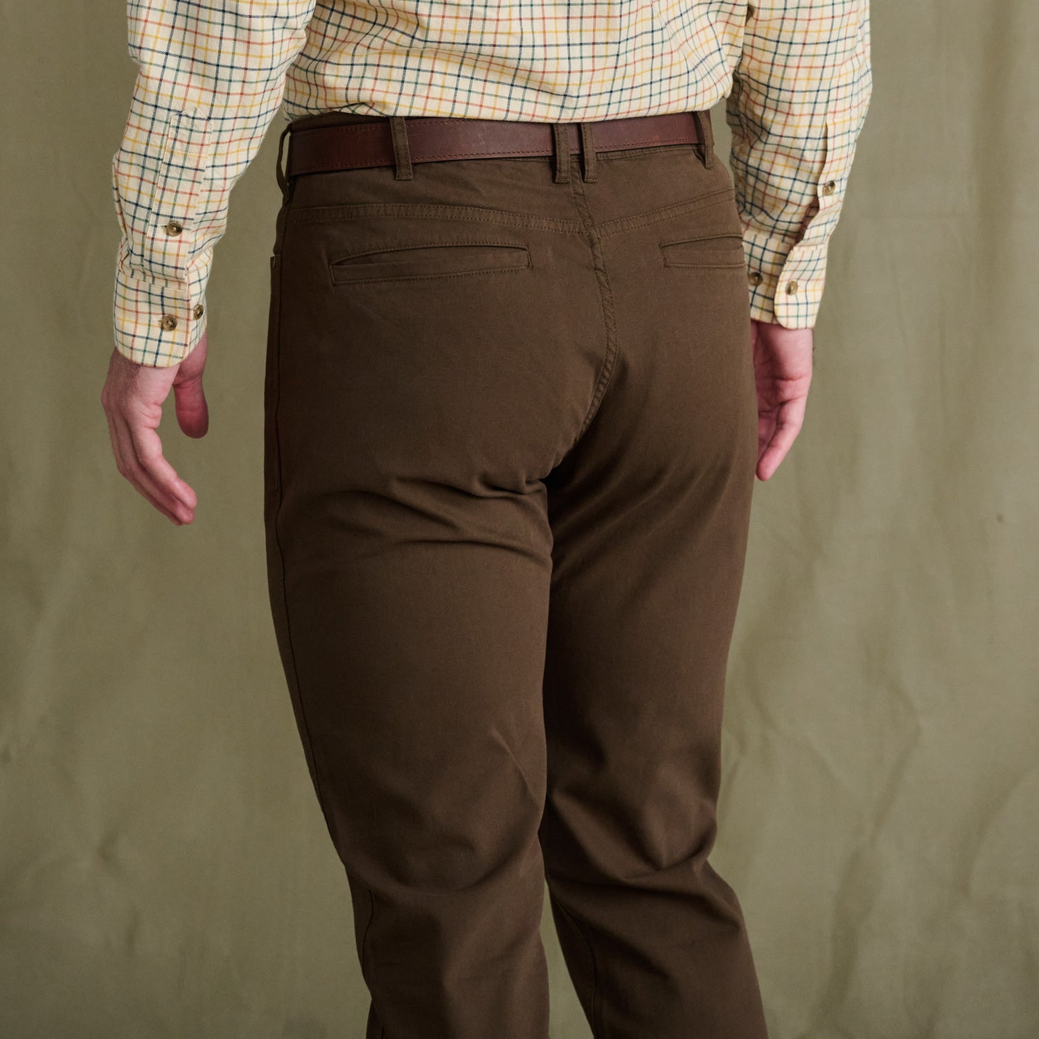 Reid Slim-Straight Leg Cotton Chino Pant