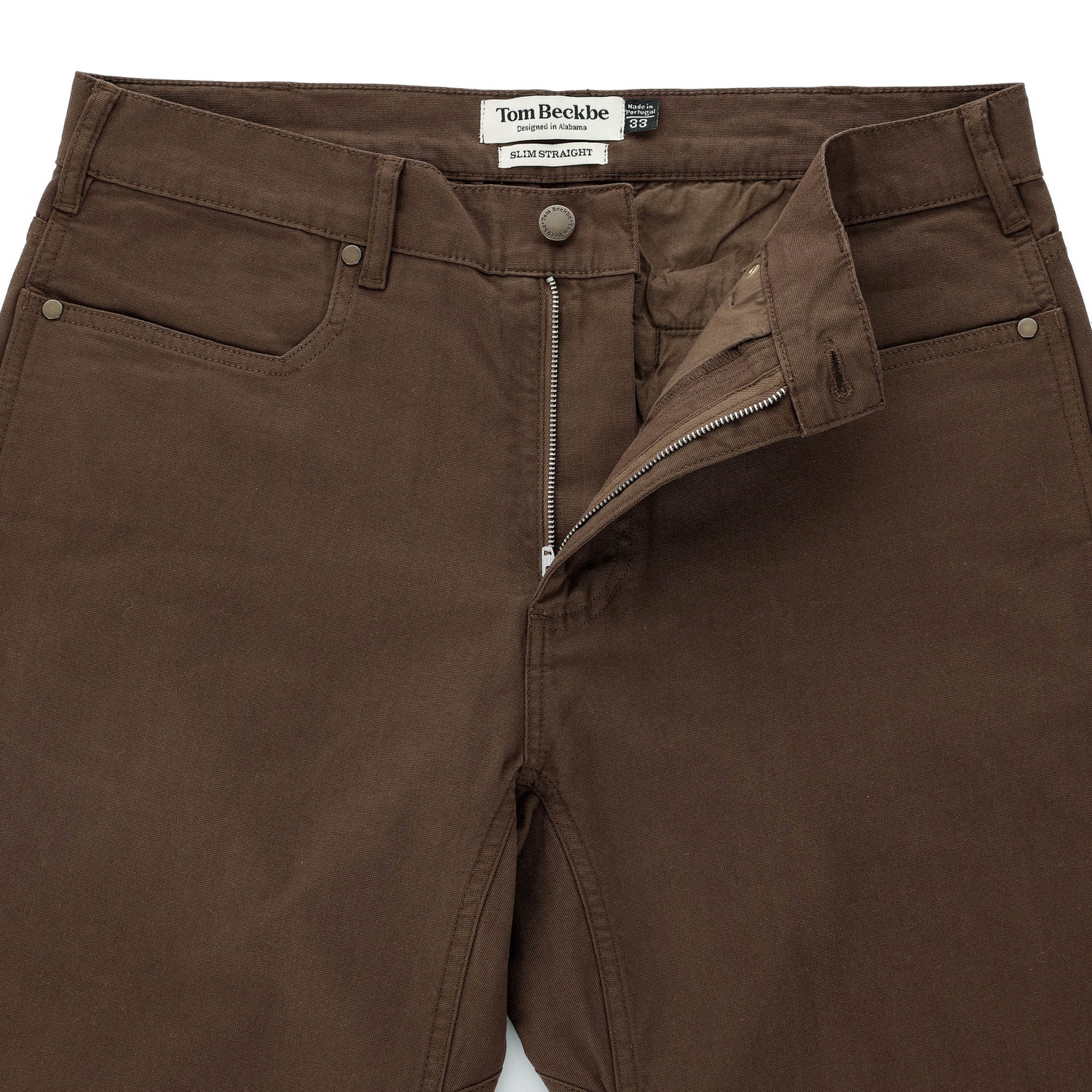 Reid Slim-Straight Leg Cotton Chino Pant