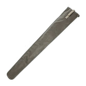 The Tom Beckbe DU Roll Top Gun Sleeve is a long, gray padded case with a strap for waterfowl hunting gear or cue sticks.